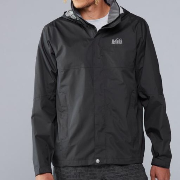REI Other - REI CO OP BLACK VENTED RAIN JACKET